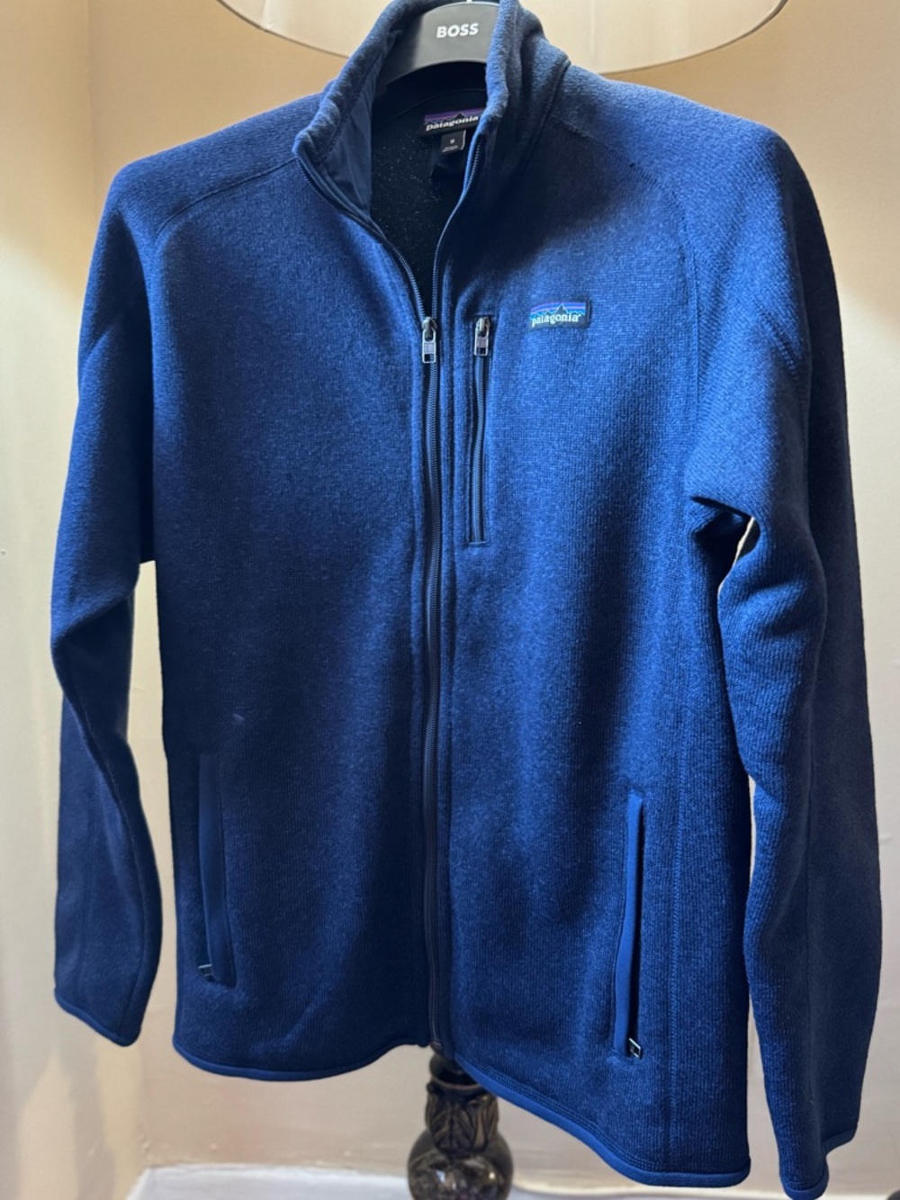 Patagonia Navy Blue Full-Zip Better Sweater Fleece Jacket